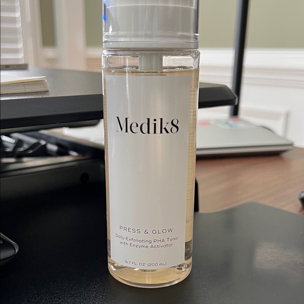 New and unused full size Medik8 Press and Glow Toner
